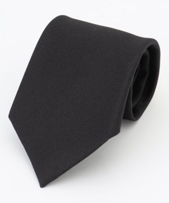 ＜J.PRESS (Men)＞【ＦＯＭＡＲＬ　ＣＯＬＬＥＣＴＩＯＮ】ブラック　フォーマルネクタイ（ＴＲＯＶＣＷ０９０５）