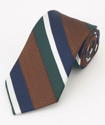 J.PRESS (Men)/ジェイ・プレス 【ＪＡＰＡＮＥＳＥ　ＳＩＬＫ　ＦＲＥＳＣＯ　ＴＩＥ　ＣＯＬＬＥＣＴＩＯＮ】マルチストライプ　ネクタイ（ＴＲＯＶＧＡ０１２６）