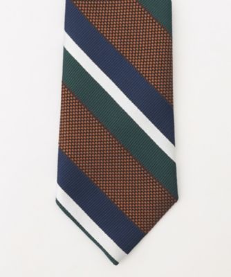 【ＪＡＰＡＮＥＳＥ　ＳＩＬＫ　ＦＲＥＳＣＯ　ＴＩＥ　ＣＯＬＬＥＣＴＩＯＮ】マルチストライプ　ネクタイ（ＴＲＯＶＧＡ０１２６）