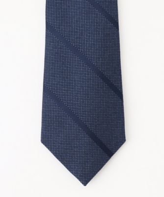【ＧＥＯＭＥＴＲＩＣ　ＪＡＣＱＵＡＲＤ　ＣＯＬＬＥＣＴＩＯＮ】ジオメトリックジャガード　ネクタイ（ＴＲＯＶＧＭ０５４０）