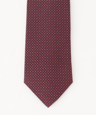 【ＧＥＯＭＥＴＲＩＣ　ＪＡＣＱＵＡＲＤ　ＣＯＬＬＥＣＴＩＯＮ】ジオメトリックジャガード　ネクタイ（ＴＲＯＶＧＭ０５４２）