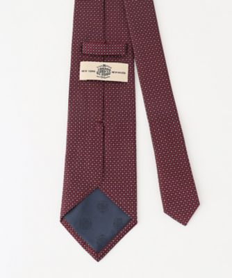 【ＧＥＯＭＥＴＲＩＣ　ＪＡＣＱＵＡＲＤ　ＣＯＬＬＥＣＴＩＯＮ】ジオメトリックジャガード　ネクタイ（ＴＲＯＶＧＭ０５４２）
