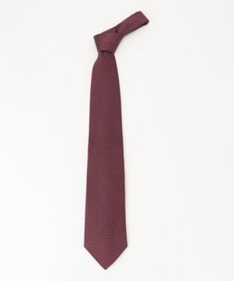 【ＧＥＯＭＥＴＲＩＣ　ＪＡＣＱＵＡＲＤ　ＣＯＬＬＥＣＴＩＯＮ】ジオメトリックジャガード　ネクタイ（ＴＲＯＶＧＭ０５４２）