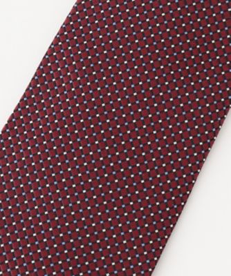 【ＧＥＯＭＥＴＲＩＣ　ＪＡＣＱＵＡＲＤ　ＣＯＬＬＥＣＴＩＯＮ】ジオメトリックジャガード　ネクタイ（ＴＲＯＶＧＭ０５４２）
