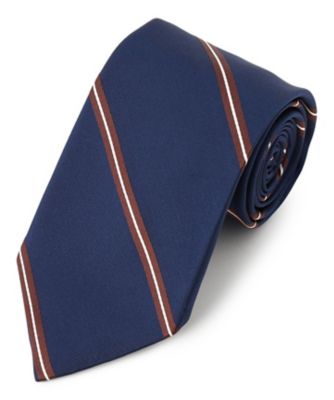 美品★マリネッラ　レジメンタル　シルクタイ　オレンジ　ネイビー 美品☆マリネッラ レジメンタル シルクタイ オレンジ ネイビー - メルカリ