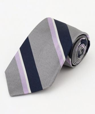 ＜J.PRESS (Men)＞【ＪＡＰＡＮＥＳＥ　ＴＷＩＬＬ　ＳＴＲＩＰＥ　ＣＯＬＬＥＣＴＩＯＮ】ツイルストライプ　ネクタイ（ＴＲＯＶＳＷ０５００）