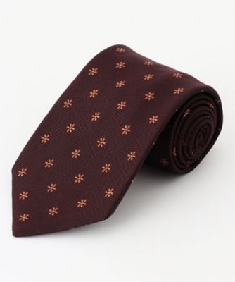 ＜J.PRESS (Men)＞【Ｊ．ＰＲＥＳＳ　ＳＰＵＮ　ＳＩＬＫ　ＣＯＬＬＥＣＴＩＯＮ】ヴィンテージジャガード　ネクタイ（ＴＲＯＶＳＷ０５３６）