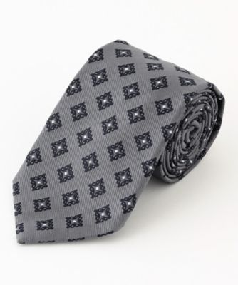 ＜J.PRESS (Men)＞【ＧＥＯＭＥＴＲＩＣ　ＪＡＣＱＵＡＲＤ　ＣＯＬＬＥＣＴＩＯＮ】ジオメトリックジャガード　ネクタイ（ＴＲＯＶＳＷ０５４３）