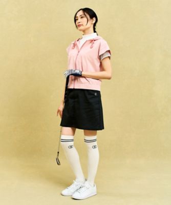 【ＷＯＭＥＮ】【吸水速乾／ＵＶケア】シアーな素材感が映える！アクティブに動けるショート丈フードベスト（ＶＪＶＬＧＳ０３０８）