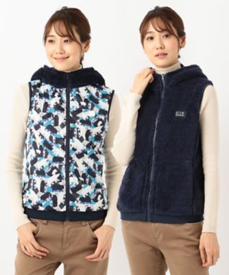 ★２３区ゴルフ　ボアリバーシブルベストレディースＬサイズ新品★ ☆23区ゴルフ ボアリバーシブルベストレディースLサイズ新品