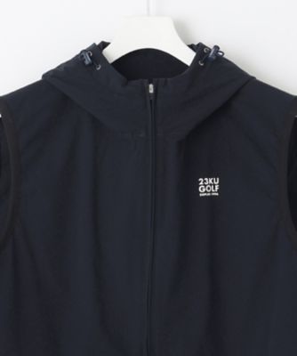 【ＭＥＮ】【撥水・ストレッチ】ライトフード　ベスト　軽くて蒸れにくい　急な小雨も怖くない（ＶＪＶＴＳＡ０３０５）