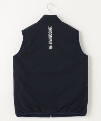 ゴルフリバーシブルベスト MEN】リバーシブルニットベスト モノグラム柄｜ニジュウサンク