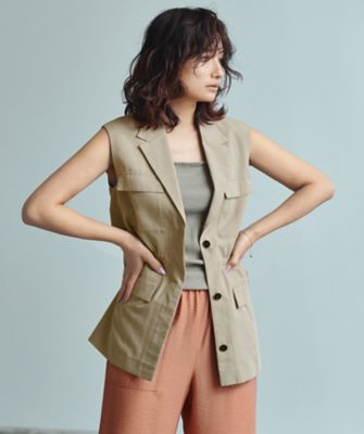 ＜ICB L (Women/大きいサイズ)＞【一部カラーのみ接触冷感・洗える】ＵｎｌｅａｓｈＬｉｔｅ　ジレ（ＶＲＣＭＧＭ０５０１）