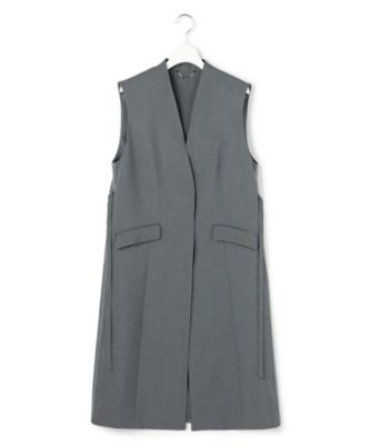 ＜ICB L (Women/大きいサイズ)＞【ＷＥＢ＆一部店舗限定】　ＳｅｒｉｋａＷｏｒｓｔｅｄ　ノーカラーロングジレ（ＶＲＣＭＬＭ０９３０）