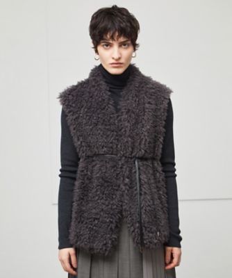 BEIGE， (Women)/ベイジ 【GISELe 12月号掲載】PUY / フェイクファーベスト(VRCWCA0205)