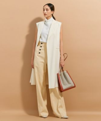 【ＶＥＲＹ　ＮａＶＹ　６月号掲載】　ＣＡＲＯＬＥ　／　ロングテーラードジレ（ＶＲＣＷＣＭ０７３０）