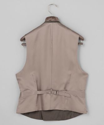 未使用タグ付きオリーブベスト ZEGNA／ゼニア】TRAVELLER スーツ 対応ベスト＿オリーブ