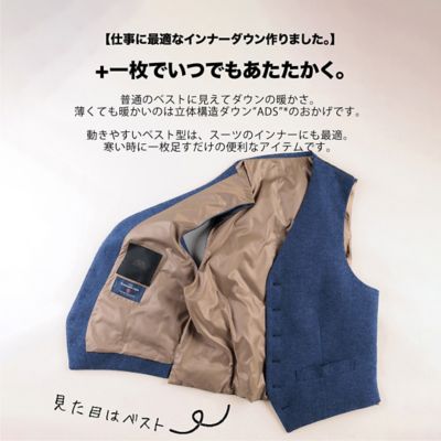 【ＩＭＰＯＲＴ】ＡＤＳダウンベスト＿ＤＥＬＦＩＮＯ（ＶＲＧＯＮＷ０１０３）