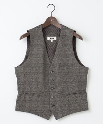 JOSEPH ABBOUD (Men) /ジョセフ アブード 【キングサイズ・ストレッチ】ツィーディージャージ ベスト(VRJKSA0101)
