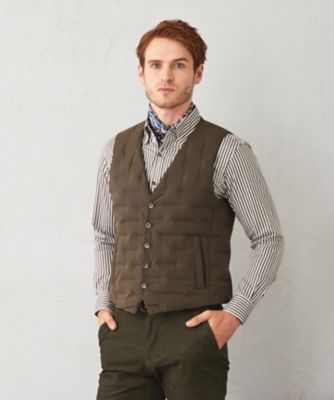 ＜JOSEPH ABBOUD (Men) ＞【インナーダウン対応】２ＷＡＹストレッチダウンベスト（ＶＲＪＬＮＷ０３１６）