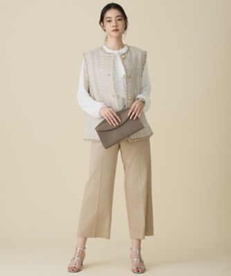 ファンシーノットツイード ジレ（VRWRLS0203） | 自由区 L