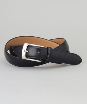 ＜五大陸 (Men)＞大人ボトムにはコレ【定番】オイルドレザー　ドレスベルト＿ブラック（２６年モデル）（ＹＲ１ＡＬＳ０００１）