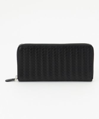 ＜JOSEPH ABBOUD (Men) ＞【長財布】カウレザー　エンボスメッシュ（ＺＺ１ＫＳＭ０１０８）