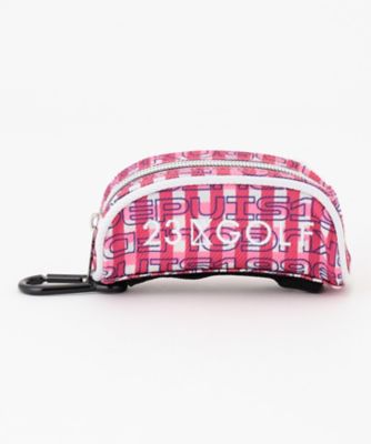 23区GOLF/ニジュウサンクゴルフ 【UNISEX】オリジナルギンガムチェック ボールポーチ(ZZ1PCM0241)