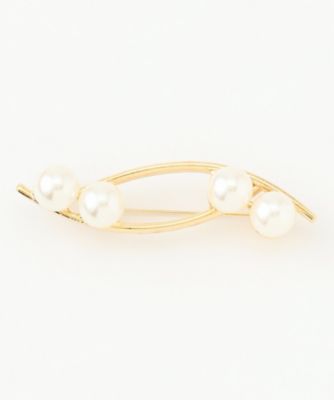 ＜自由区 (Women)＞リーフパール　ブローチ（ＺＺ２ＶＧＳ０００４）