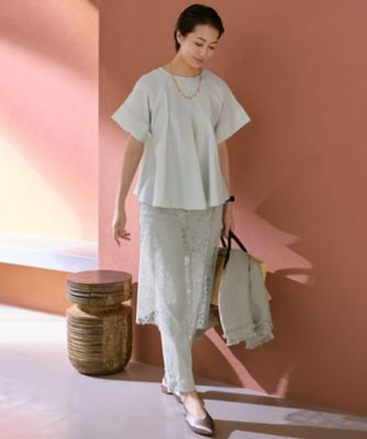 ラップレース スカート（ZZ2VLM0304） | 自由区 (Women