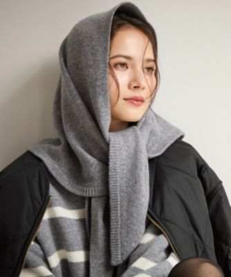 ＜23区 (Women)＞【ＳＬＯＷ／一部店舗限定】ソフトウール　ニット　ストール（ＺＺ３ＤＧＷ０９５０）