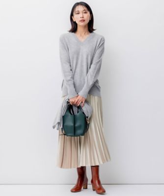 50%OFF！ 日曜日までSALE！【23区Lサイズ】今季物！ピュアカシミヤ