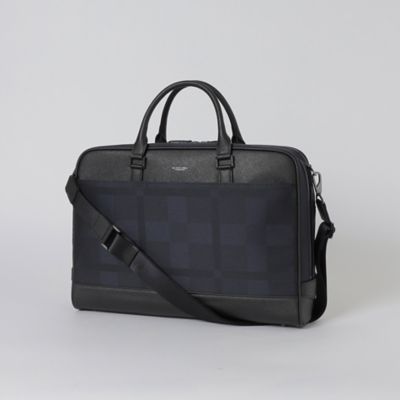 B28 バーバリー　ブラックレーベル　ブリーフケース　レザー　キャンバス　A4 楽天市場】【バッグ】BURBERRY バーバリー ブラックレーベル