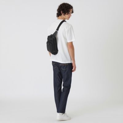 極美品　ブラックレーベル　クレストブリッジ　ショルダーバッグ　クロスボディ ナイロンコンビカルゼシャドークレストブリッジチェックビジネス
