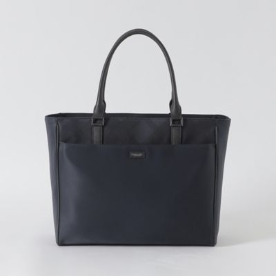 BLACK LABEL CRESTBRIDGE トートバッグ ナイロンコンビカルゼシャドークレストブリッジチェックビジネス