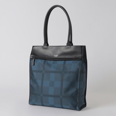 クレストブリッジチェックPVCトート（バッグ）｜BLUE LABEL