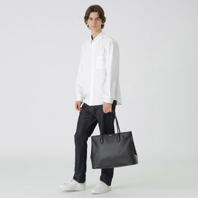 PVCクレストブリッジチェックトートバッグ
