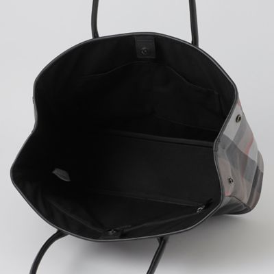 ＰＶＣクレストブリッジチェックトートバッグ（５１１２６４０６＿＿）