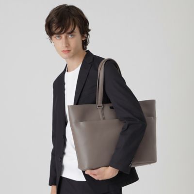 ◇8Bオリジナル Rock 知らせ Lether トートバッグ 強シュリンク 茶◇k41