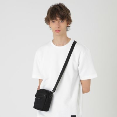 ブラックレーベルクレストブリッジ♪サコッシュ/BLACKLABELミニショルダー BLACK of BLACKs ミニショルダーバッグ｜ブルーレーベルブラック