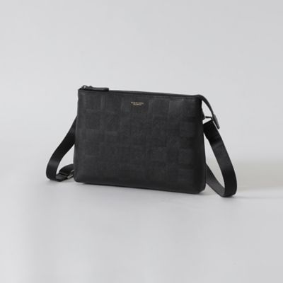 美品 ブラックレーベルクレストブリッジ ショルダーバッグ サコッシュ 軽量 一部店舗限定】ナイロンオックスクレストブリッジチェック
