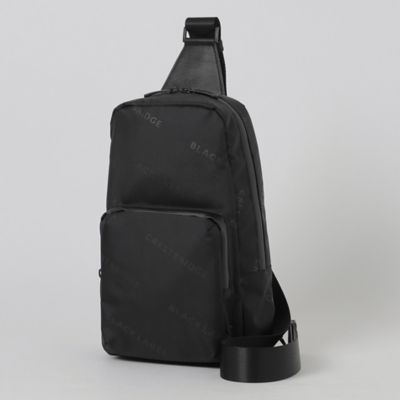 ＜BLACK LABEL CRESTBRIDGE (Men)＞【ＢＬＡＣＫ　ｌａｂ．】ロゴプリントボディバッグ（５１１４５５０５＿＿）