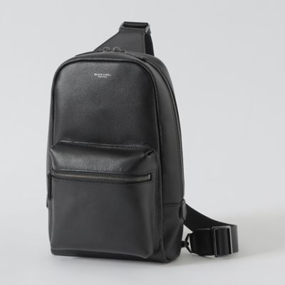シュリンクレザーボディバッグ（51145604＿＿） | BLACK