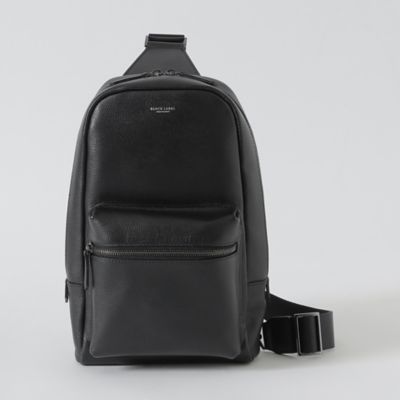 シュリンクレザーボディバッグ（51145604＿＿） | BLACK