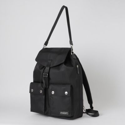 ＜BLACK LABEL CRESTBRIDGE (Men)＞リモンタナイロンジャカードクレストブリッジチェックバックパック（５１１５９４０９＿＿）