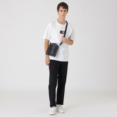 一部店舗限定】トーナルクレストブリッジチェックミニクロスボディ