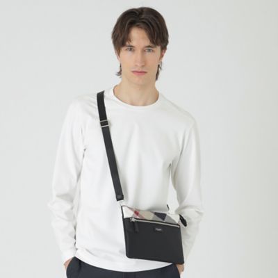 美品 ブラックレーベルクレストブリッジ ショルダーバッグ サコッシュ 軽量 コーデュラバリスティックサコッシュ（バッグ）｜BLACK LABEL