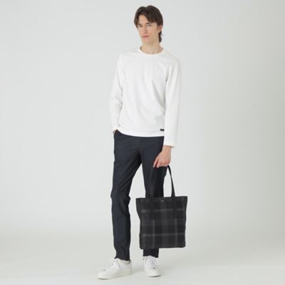 一部店舗限定】ナイロンオックスクレストブリッジチェックトート