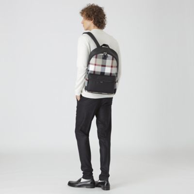 一部店舗限定】ナイロンオックスクレストブリッジチェックバック