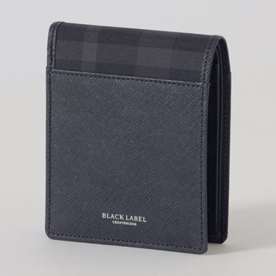 エンボスレザートーナルクレストブリッジチェックコインウォレット（５１２１０３６０＿＿）